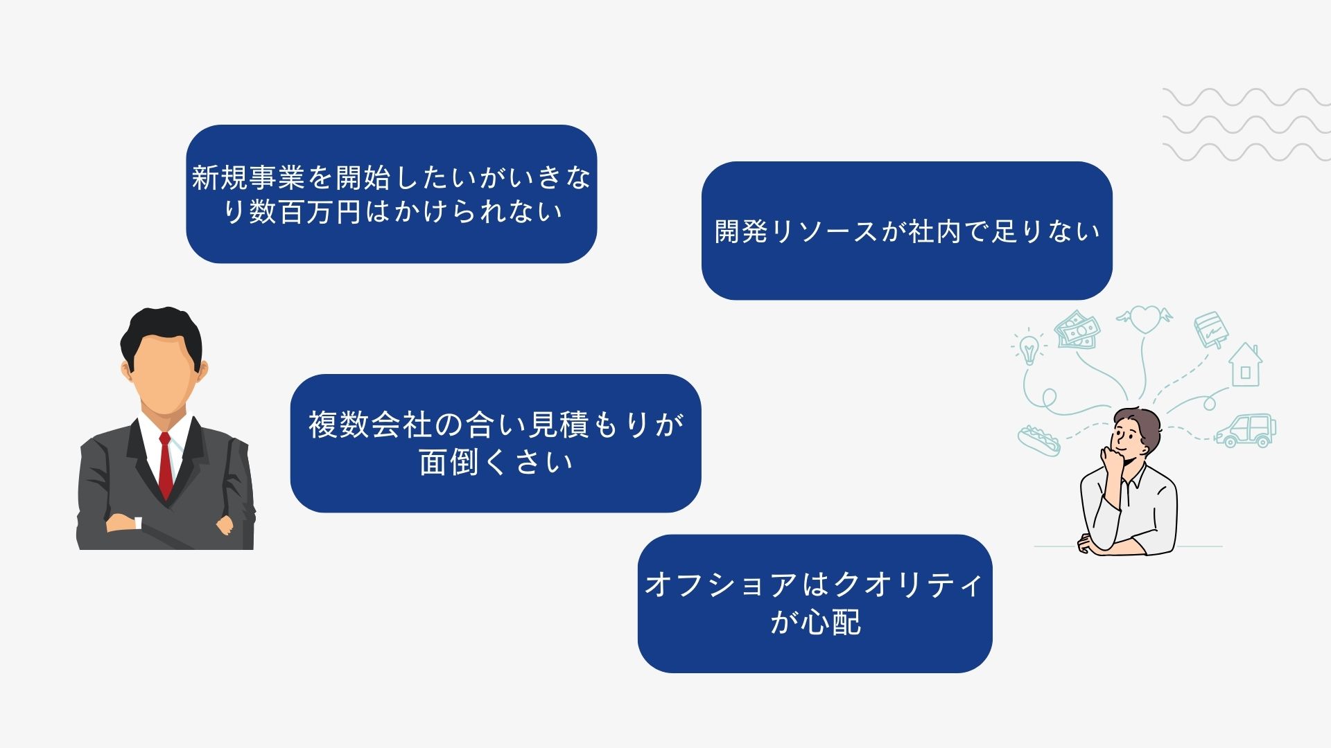 効率化とリソース共有の図解